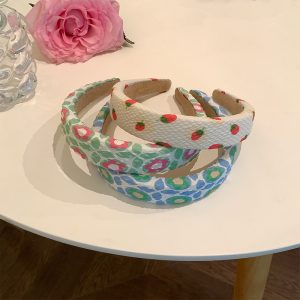 Strawberry-Flavored Headband Wide-Brimmed Headband Pressed Hairband Hairpin Korean Headdress